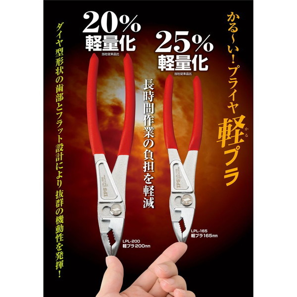 五十嵐プライヤー LPL-200 IPS 軽プラ | 激安の新品・型落ち