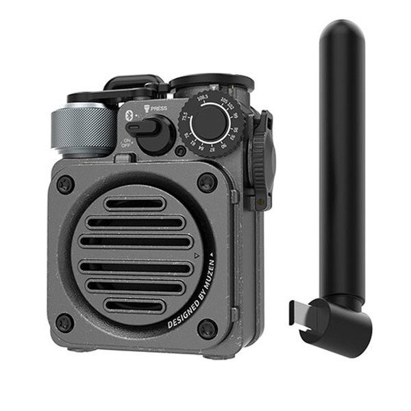 MUZEN MW-PVXI3B �u���b�N Wild Mini ��3���� [�|�[�^�u���X�s�[�J�[ (Bluetooth�Ή�/�h��)]