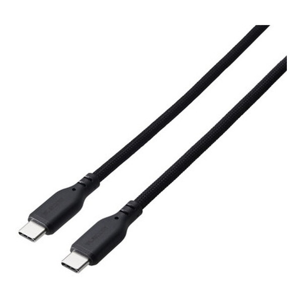 ELECOM MPA-CCMG20BK ubN [USB-C P[u (TypeC to C) (2m PD 60W fɂ iCbV }Olbg f[^])]