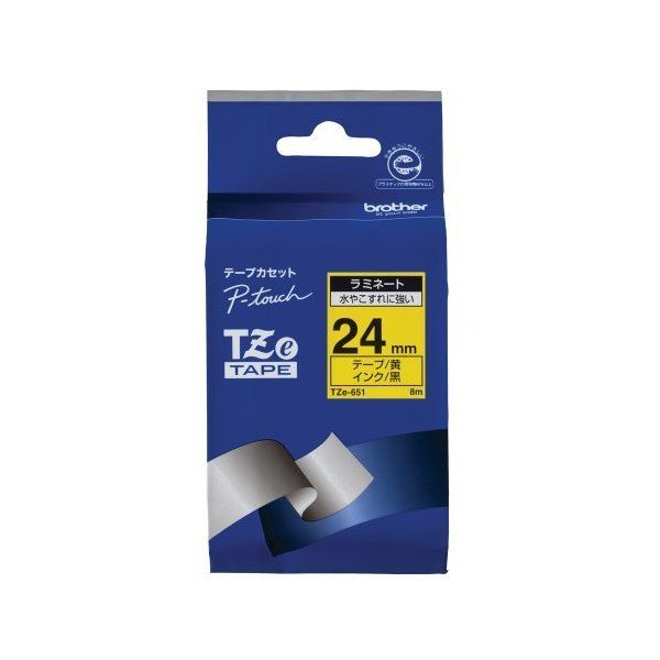 まとめ) ブラザー ピータッチ TZeテープ ヘッドクリーニング 18mm TZE