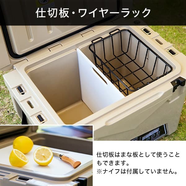 コクー pegoo CL-04507 45QT アーミーグリーン タイヤ付 [クーラーボックス