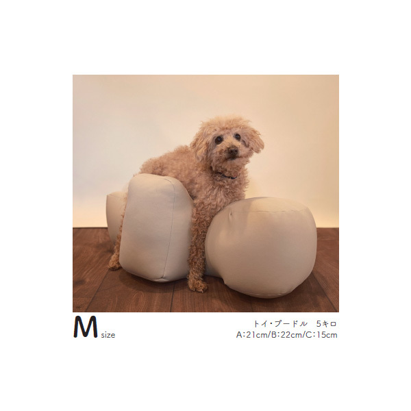 MサイズOneAid リラクッション M ブラウン 犬用 介護用品 - 犬用品