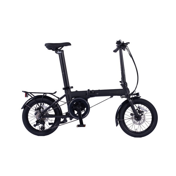 DAHON INTERNATIONAL Unio e16 Matt Black �d���A�V�X�g �t�H�[���f�B���O�o�C�N �C�[�o�C�N 16�C���` �A���~�t���[�� KEA693CM �}�b�g�u���b�N