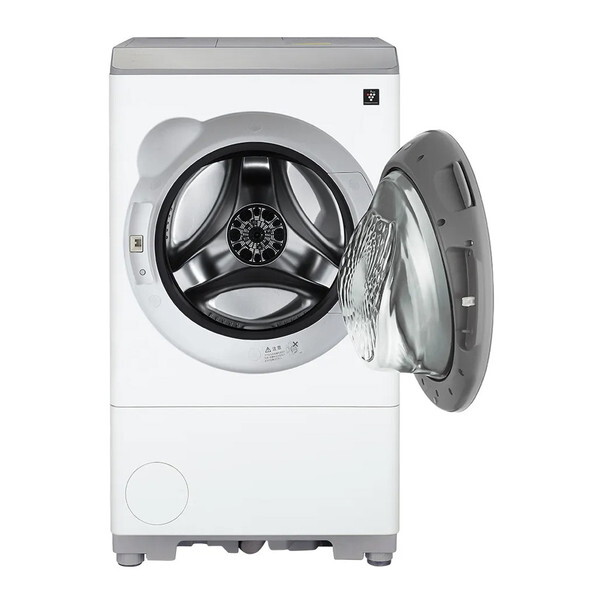SHARP ES-12P1-WR �}�b�g�z���C�g [�h���������󊣑��@ (����12.0kg/����6.0kg) �E�J��]