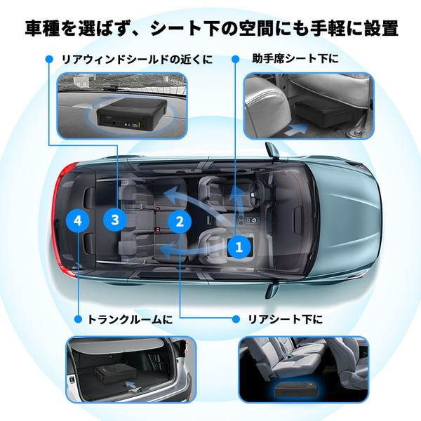 ATOTO CS-101SW 10インチ薄型パワードサブウーファー | 激安の新品・型