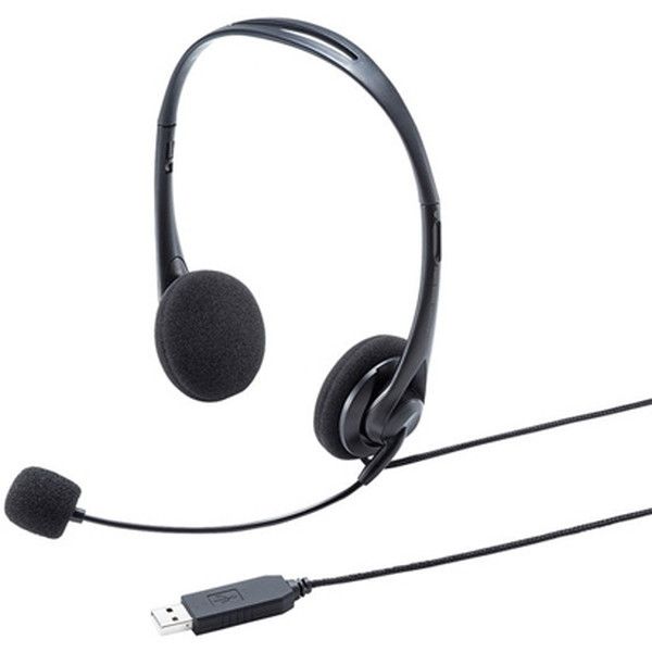 SANWA SUPPLY MM-HSU09BK �u���b�N [USB�w�b�h�Z�b�g ����]