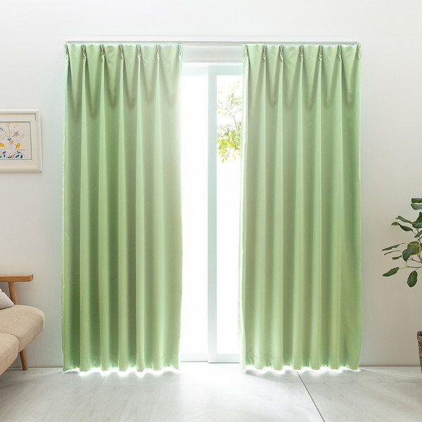 カーテン 1級遮光カーテン グリーン 100 178」の人気商品一覧 | 安い