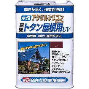 ニッペ 水性シリコントタン・ベスト瓦用遮熱塗料 クールグレー 14kg