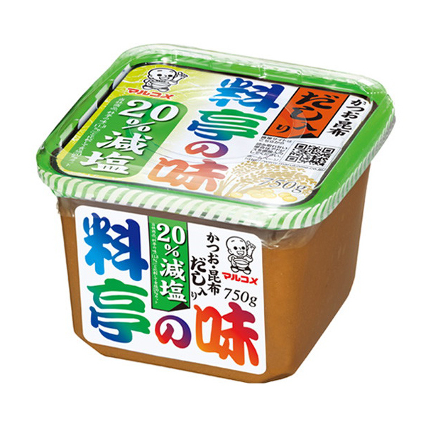 マルコメ だし入り味噌 料亭の味 減塩 750g ×8 | 激安の新品・型落ち