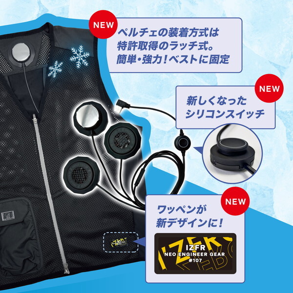 リンクサス (/AN) I’Z ペルチェベストセット XLサイズ IZPV-SETⅡ-XL I'ZペルチェベストセットⅡ リンクサス(Linxas