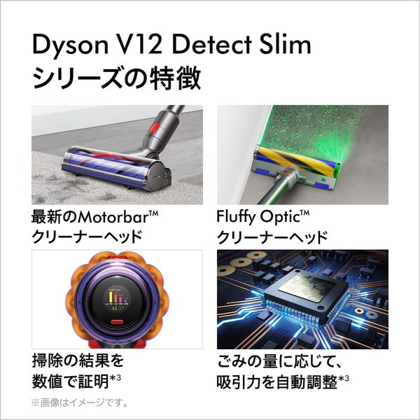 DYSON SV46 ABL Dyson V12 Detect Slim Absolute [サイクロン式コードレスクリーナー]