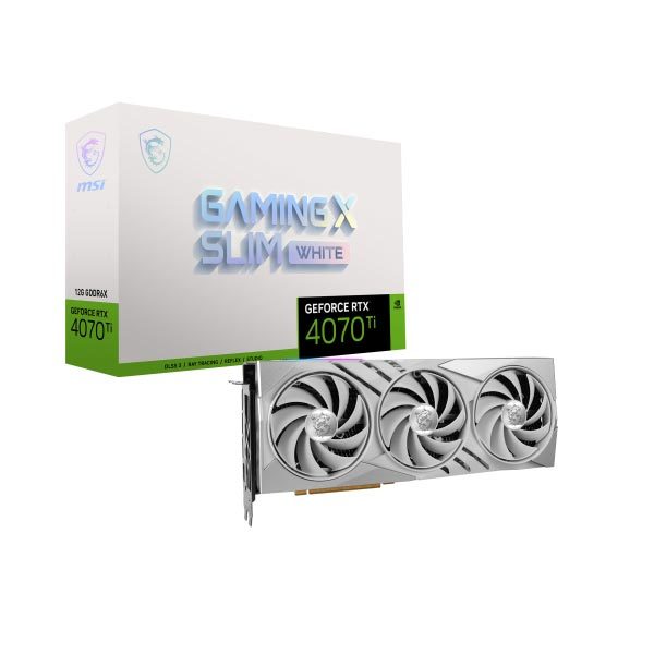 MSI GeForce RTX 4070 Ti GAMING X SLIM WHITE 12G [グラフィックボード]  激安の新品・型落ち・アウトレット 家電 通販 XPRICE エクスプライス (旧 PREMOA プレモア)