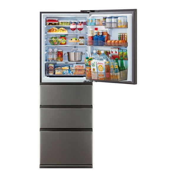 AQUA AQR-36R-DS ブライトダークシルバー FREEZIA+ [冷蔵庫 (362L・右