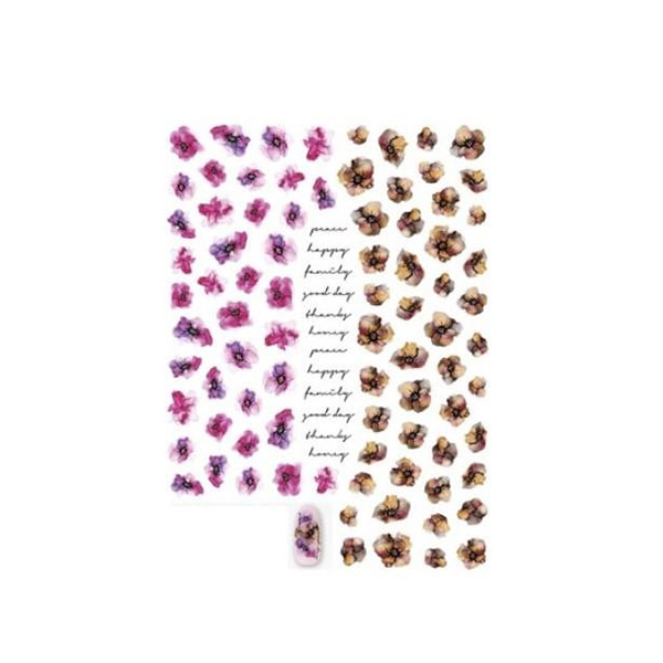 COJg TSUMEKIRA(cL) lCV[ TOMOMI vf[X4 Layer flower 1 NN-TOM-106