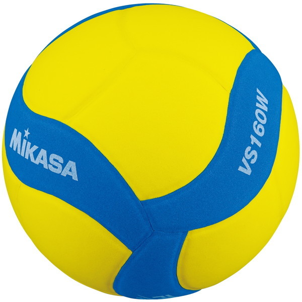 MIKASA VS160W-Y-BL スマイルバレーボール4号 イエロー/ブルー