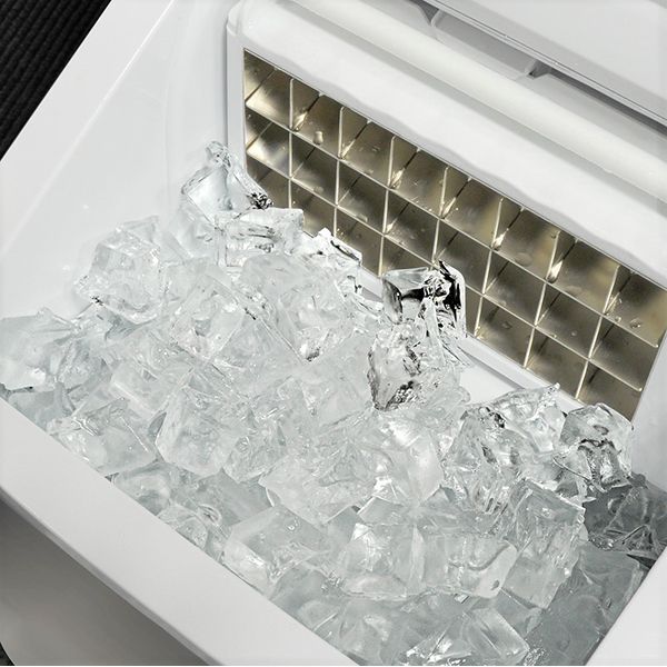 製氷機 家庭用 小型 透明 氷 サイズ調整 洗浄モード付き 20kg 日 大容量 クリスタルロック 高速 自動製氷機 ロック氷 メーカー保証1年間 - 1