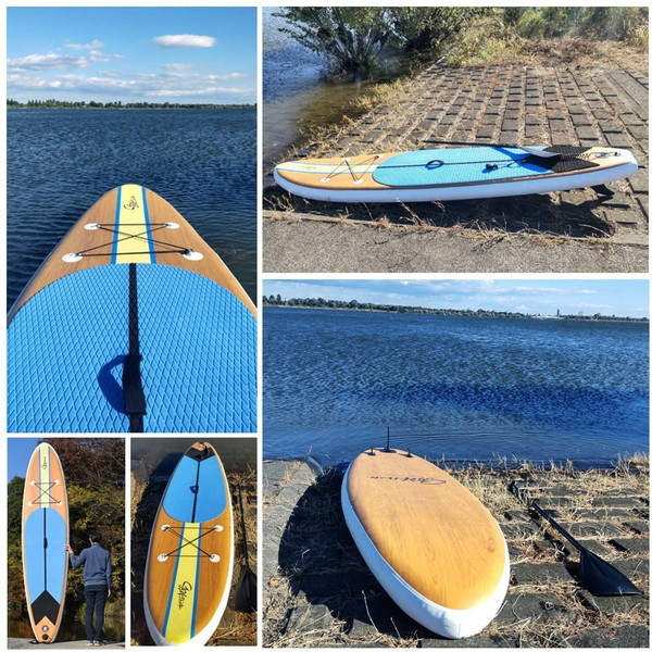 pegoo CL-K3350 Wood Color Hopping SUP [インフレータブル