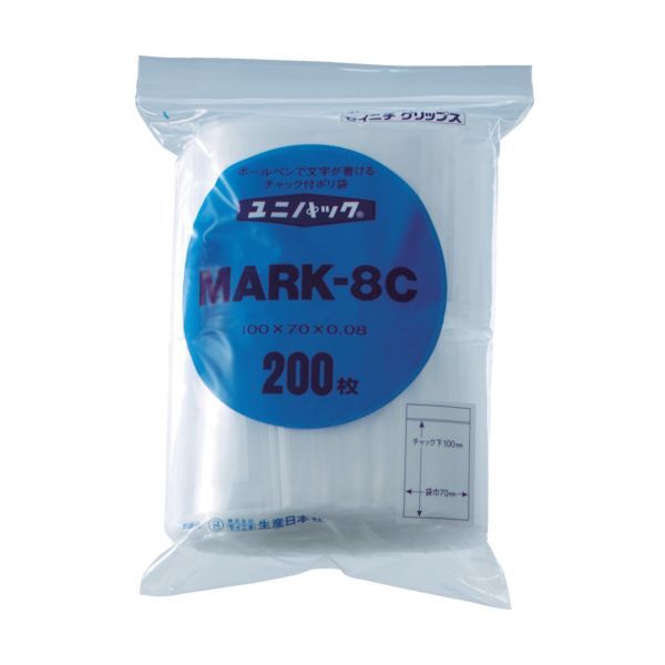 �Z�C�j�` MARK8G �`���b�N�t�|���� ���j�p�b�N MARK-8G ���� �c200×��140×����0.08mm 100����