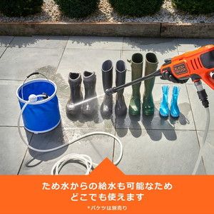 ブラック・アンド・デッカー(BLACK+DECKER) 18V高圧ハンディ