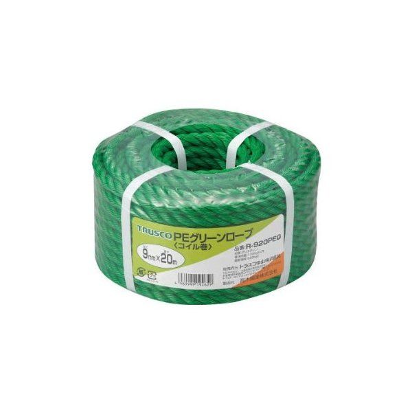 TRUSCO R920PEG PE�O���[�����[�v 3�� ���a9mmX����20m