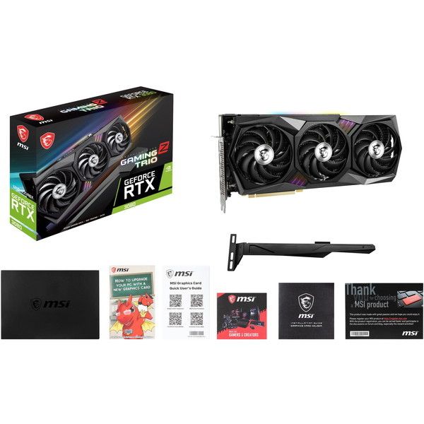 MSI GeForce RTX 3080 GAMING Z TRIO 12G LHR [グラフィックボード (PCIExp 12GB)]