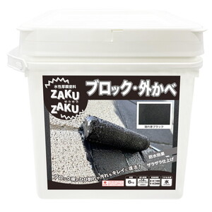 ニッペ ZAKUZAKU 6kg 隠れ家ブラック