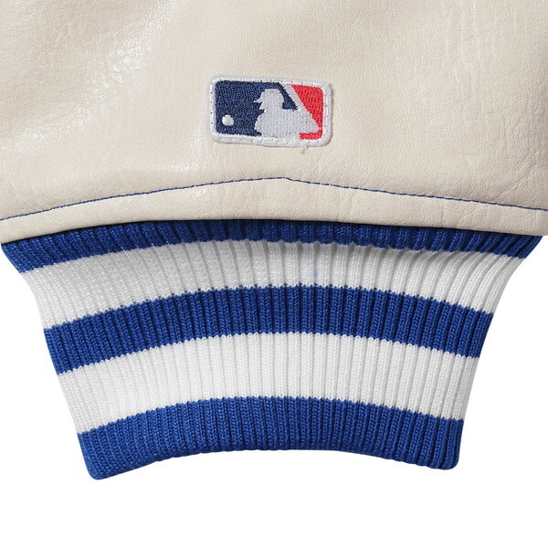fanatics MLB STANDARDLOGO PU MELTON JKT LAドジャース BLUE L サイズ