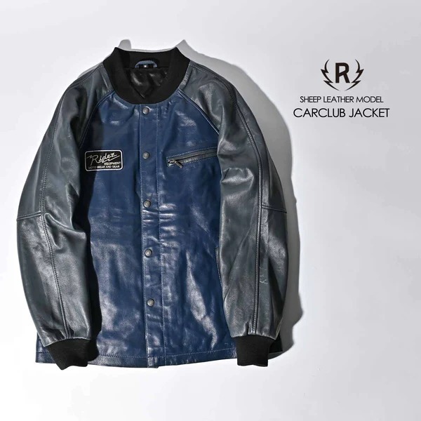 RIDEZ RLJ223 CARCLUB JACKET NAVY L [WPbg]