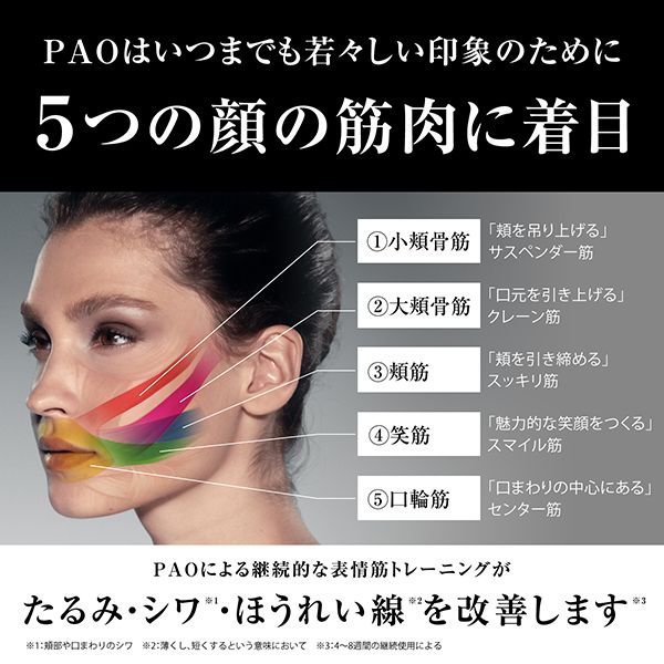 MTG FF-PO1858F-W ホワイト FACIAL FITNESS PAO(フェイシャル