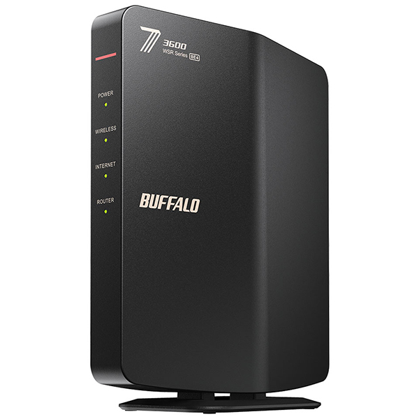 BUFFALO WSR3600BE4P-BK ブラック AirStation [Wi-Fi 7(11be)対応 