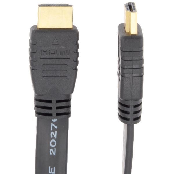 オーム電機 VIS-C20F-K [HDMI フラットケーブル 2m] | 激安の新品・型