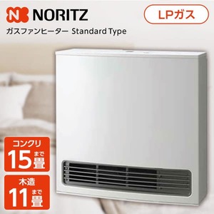 NORITZ GFH-4007S-W5-13A スノーホワイト [ガスファンヒーター 都市ガス12A・13A用 (木造11畳/コンクリ15畳まで)]