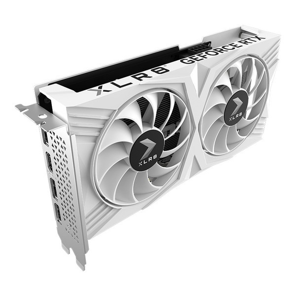 PNY VCG40608DFWXPB1-O ホワイト PNY GeFORCE RTX 4060 8GB XLR8 ...