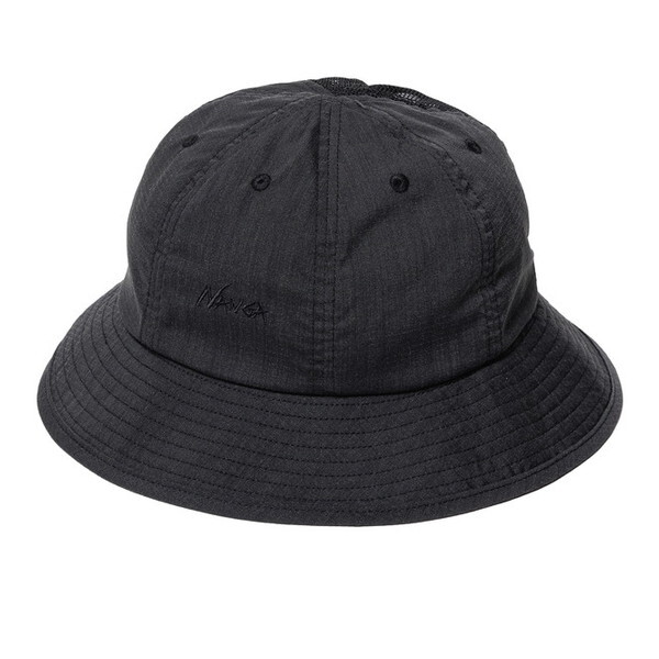 NANGA iK HINOC RIPSTOP UT 7PANEL HAT BLK FREE N2502-3B201A N0004835 [nbg]