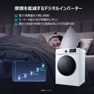 TCL TW-DV7A ホワイト [ドラム式洗濯機 (洗濯7.0kg/乾燥機能なし