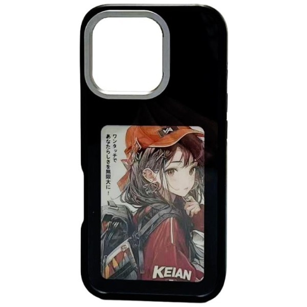 keian �X�}�[�g�L�����o�XAI�P�[�X AIKCASE-16P-BK �u���b�N iPhone16Pro�p