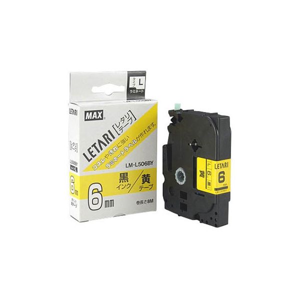MAX LM-L506BY ���E������ [�r�[�|�b�v�~�j�p���^���e�[�v(��6mm�E8m)]