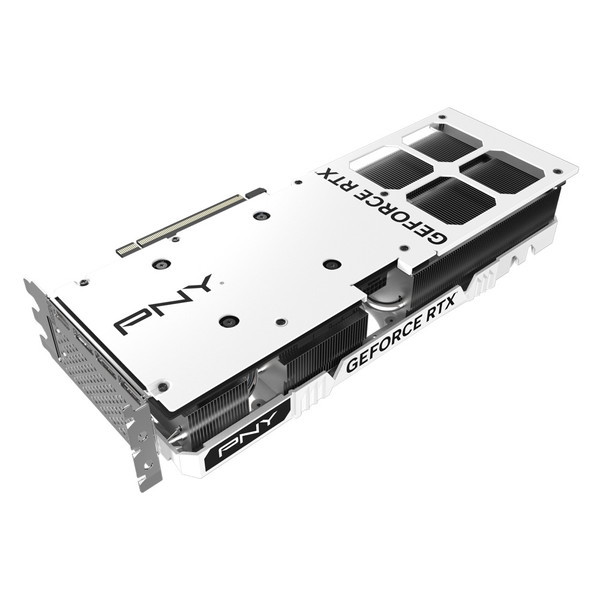 PNY GeForce RTX ホワイトグラフィックボード PNY VCG4070T12TFWXPB1 GeForce RTX4070Ti 12GB VERTO LED 3FAN White