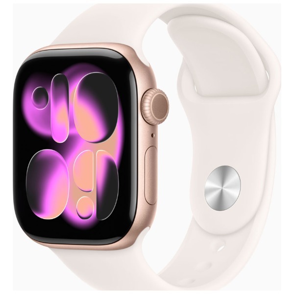 APPLE MEU04J/A ���[�Y�S�[���h ���C�g�u���b�V���X�|�[�c�o���h S/M Series 11 GPS���f�� 42mm [Apple Watch]