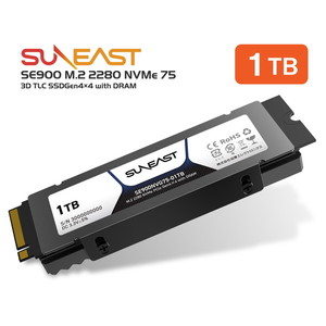 SUNEAST SE900NVG75-01TB [内蔵SSD M2 2280 NVMe 3D TLC SSDGen4×4 1TB