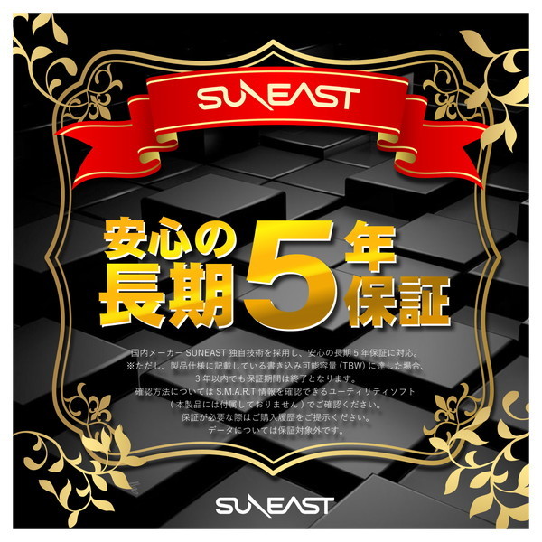 SUNEAST SE900NVG75-01TB [内蔵SSD M2 2280 NVMe 3D TLC SSDGen4×4 1TB ヒートシンク付]