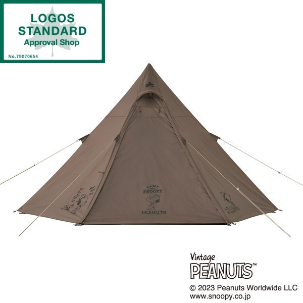 LOGOS SNOOPY(Beagle Scouts 50years)Tepee テント-BD No