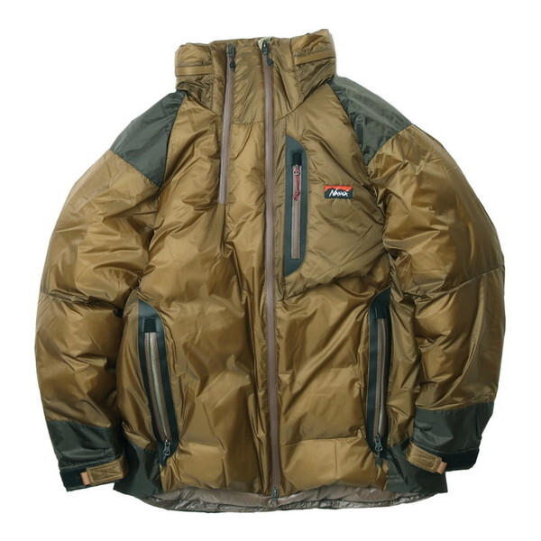 NANGA iK I[ebNX CgX^hJ[ _EWPbg ~J~ AURORA TEX LIGHT STAND COLLAR DOWN JACKET MIKAMI COYOTE/KHA L ND2441-1A101-A N0001743