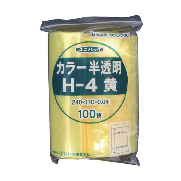 �Z�C�j�` H4CY �`���b�N�t�|���� ���j�p�b�N H-4 �������� �c240×��170×����0.04mm 100����