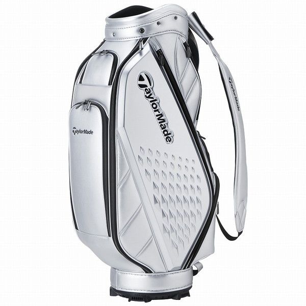 【日本正規品】 TaylorMade テーラーメイド プレミアムクラシックキャディバッグ 2021年モデル TB647 V95762 9.5型 シルバー