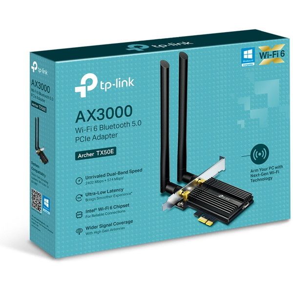 TP-Link Archer TX3000E Wi-Fi6 BT5.0 PCIe