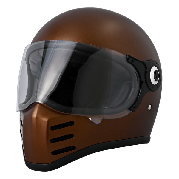RIDEZ RH-X RIDEZ X HELMET MATT BROWN L [バイク用フルフェイス