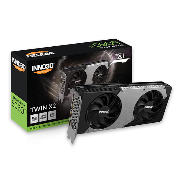INNO3D GeForce RTX 4060 Twin X2 8GB GPU - N40602-08D6