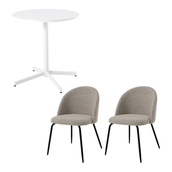 ���� LT-4931WH-46GY-3S �O���[ [�e�[�u��&�`�F�A3�_�Z�b�g]