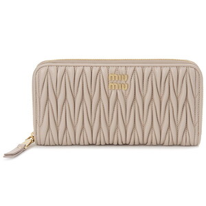VIP価格SALE★Miu Miu★フレンチウォレット MIU MIU ミュウミュウ 二つ折り財布 ピンク 5ML002 2FPP F0236